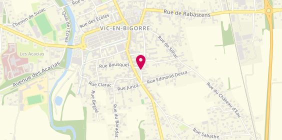 Plan de CHANTRAINE Hélène, 11 Place Verdun, 65500 Vic-en-Bigorre