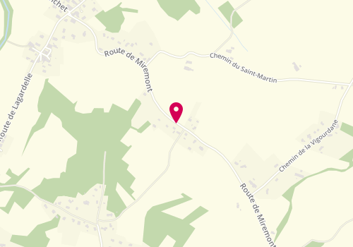 Plan de ISTRATE Stelian, 830 Route de Miremont, 31870 Beaumont-sur-Lèze
