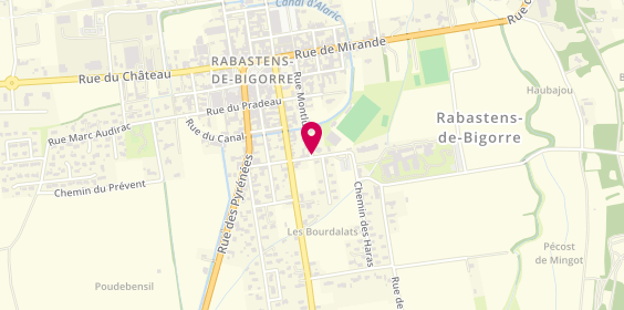 Plan de LASCARAY Christelle, 11 Bis Rue des Bourdalats, 65140 Rabastens-de-Bigorre