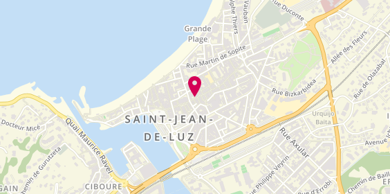 Plan de BAYART Isabelle, 23 Rue Gambetta, 64500 Saint-Jean-de-Luz