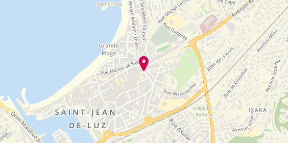 Plan de GOBET Grégori, 12 Boulevard Thiers, 64500 Saint-Jean-de-Luz