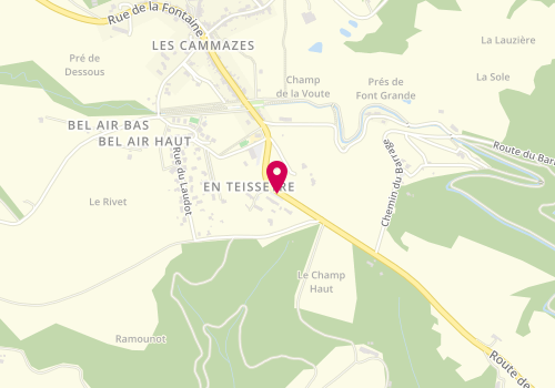 Plan de BOUZEKRI Yasmina, 10 Route de Carcassonne, 81540 Les Cammazes