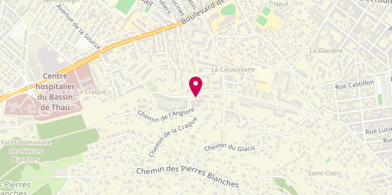 Plan de DUFRAISSE Isabelle, 51 Boulevard Chevalier de Clerville, 34200 Sète