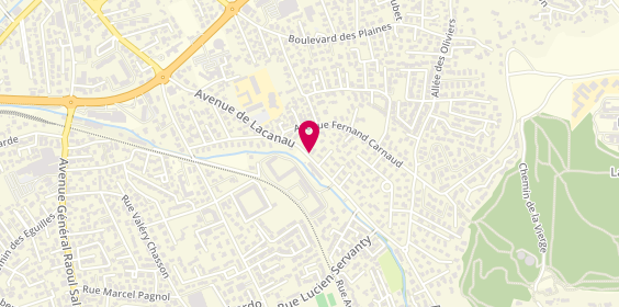 Plan de BOTTERO Jean-Marie, 45 Avenue de Lacanau, 13700 Marignane