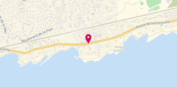 Plan de DOUBLET Leïla, 2255 Route de la Corniche, 83700 Saint-Raphaël