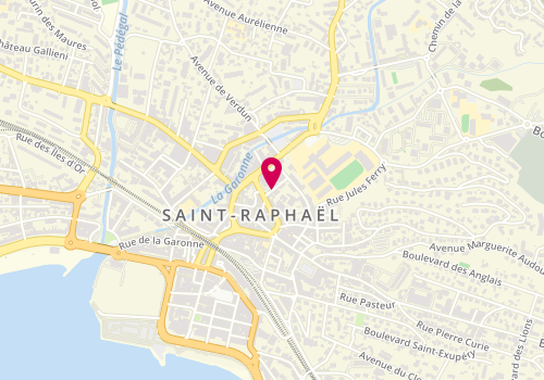 Plan de LEGATHE Emmanuelle, 22 Rue Leon Isnard, 83700 Saint-Raphaël