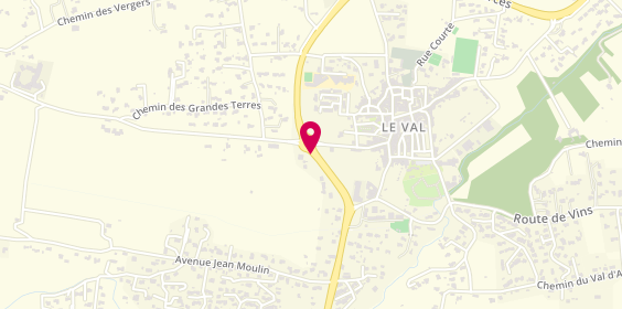 Plan de VINCENT Isabelle, 28 Route de Brignoles, 83143 Le Val