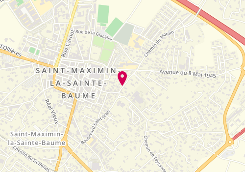 Plan de RODRIGUEZ Fabienne, 150 Boulevard Saint Jean, 83470 Saint-Maximin-la-Sainte-Baume