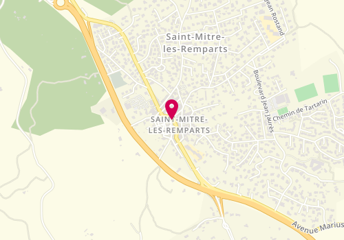 Plan de DUSSERRE Stéphanie, 37 Rue Bellefort, 13920 Saint-Mitre-les-Remparts