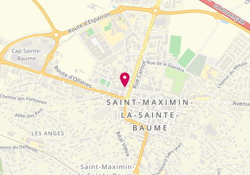 Plan de HEYRAUD Valérie, 6 Place Malherbe, 83470 Saint-Maximin-la-Sainte-Baume