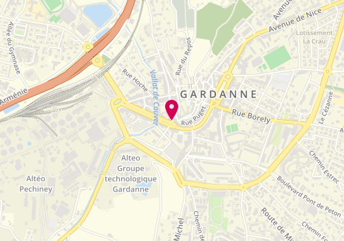 Plan de HATCHIKIAN Julie, 1 Faubourg de Gueydan, 13120 Gardanne