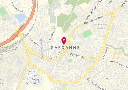 Plan de THOMAS Annie, 2 Place de la Liberte, 13120 Gardanne