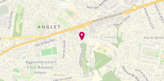 Plan de HUSSON Séverine, 8 Rue de Mirambeau, 64600 Anglet