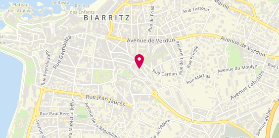 Plan de ARAMBURU Julie, 10 Avenue Charles Floquet, 64200 Biarritz