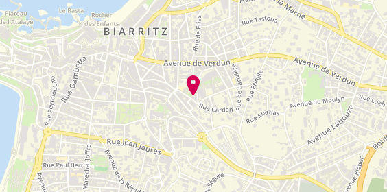 Plan de LEBRUN Clotilde, 5 Bis Rue Jules Ferry, 64200 Biarritz