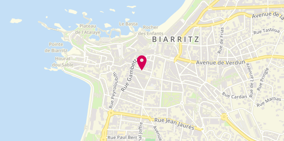 Plan de BASEILHAC Maxime, Rue Broquedis, 64200 Biarritz