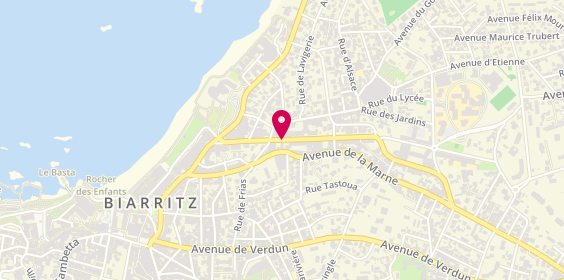 Plan de AMADE Audrey, 18 Avenue de la Reine Victoria, 64200 Biarritz