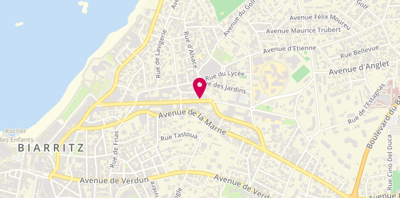 Plan de BOUTEILLER Marie Christine, 39 Avenue Reine Victoria, 64200 Biarritz