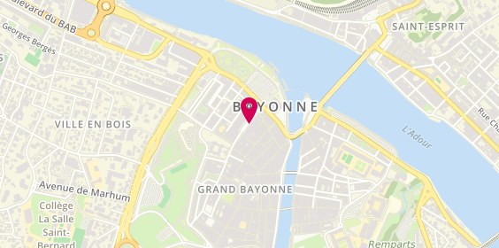 Plan de CHEVALIER Sandrine, 15 Rue Thiers, 64100 Bayonne