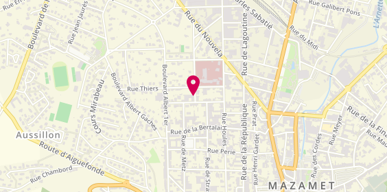 Plan de MIALHE Marie José, 3 Boulevard Raymond d'Hautpoul, 81200 Mazamet