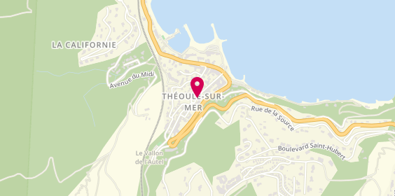 Plan de MACHARD Ophélie, 8 Place du General Bertrand, 06590 Théoule-sur-Mer