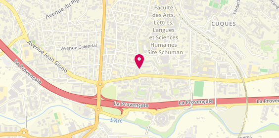 Plan de AUSSILLOU Caroline, 33 Avenue Robert Schuman, 13090 Aix-en-Provence
