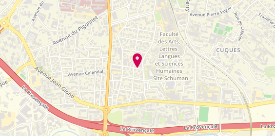 Plan de MARESCA-DUC Florence, 11 Rue Montmajour, 13090 Aix-en-Provence