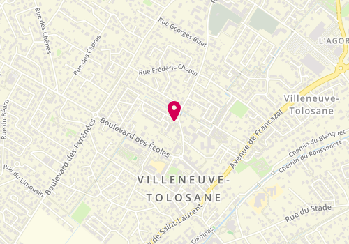 Plan de VAILLANT Pascale, 1 Rue des Violettes, 31270 Villeneuve-Tolosane