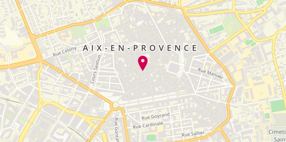 Plan de BATTUT Stéphanie, 13 Rue Aude, 13100 Aix-en-Provence