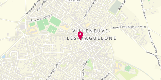 Plan de DAVOULT Emilie, 74 Boulevard des Fontaines, 34750 Villeneuve-lès-Maguelone
