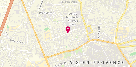 Plan de SERANO Isabelle, 37 Avenue Henri Pontier, 13100 Aix-en-Provence