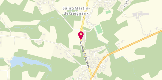 Plan de DEVIC Emilie, 102 Rue Marie Curie, 40390 Saint-Martin-de-Seignanx