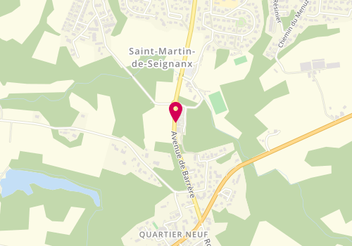 Plan de MASTOUMECQ Annie, 88 Rue Marie Curie, 40390 Saint-Martin-de-Seignanx