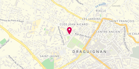 Plan de EINAUDI Paméla, 42 Place Piquemal, 83300 Draguignan