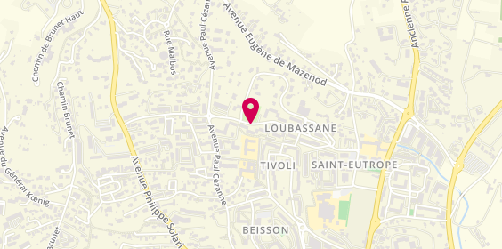 Plan de PRADELLES DE LATOUR Karianne, 9 Bis Avenue du Docteur Bertrand, 13090 Aix-en-Provence