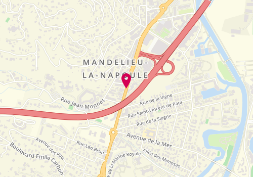 Plan de FARGEOT Laurent, 292 Avenue de Cannes, 06210 Mandelieu-la-Napoule