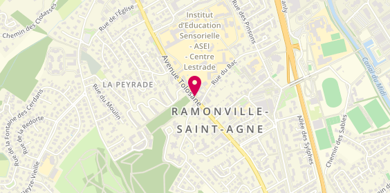 Plan de CADOUX Julie, 36 Avenue Tolosane, 31520 Ramonville-Saint-Agne