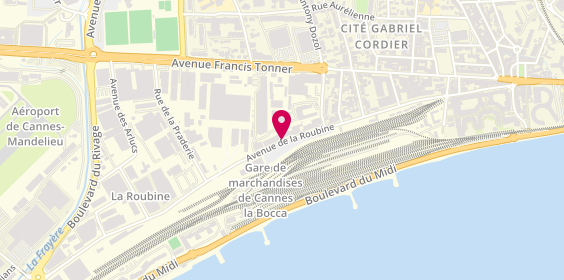 Plan de BERNAS COSTANZA MARIE, 74 Avenue de la Roubine, 06150 Cannes