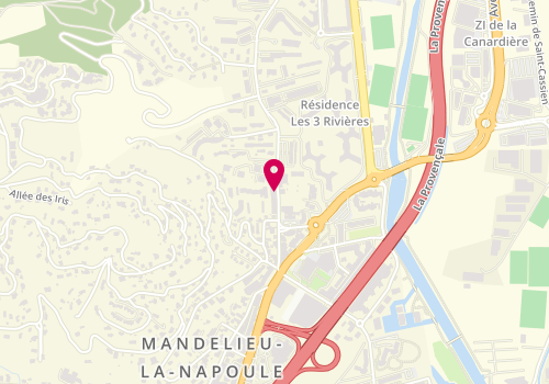 Plan de FRUTOS Dominique, 229 Avenue Janvier Passero, 06210 Mandelieu-la-Napoule