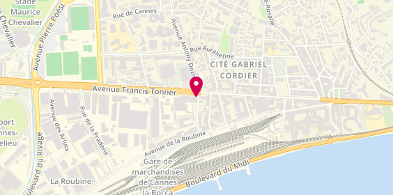 Plan de LOISTRON Stéphanie, 2 Rue Paul Negrin, 06150 Cannes