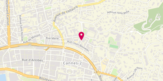 Plan de CHARIET Safia, 11/23 Rue de Colmar, 06400 Cannes