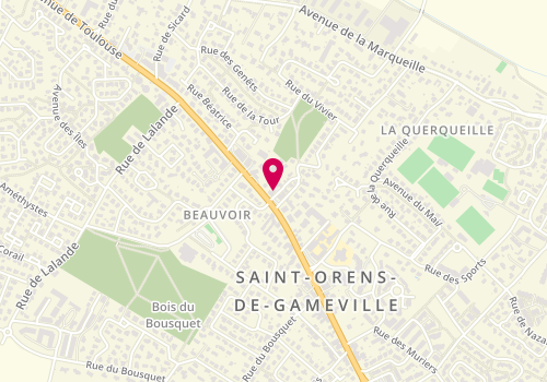 Plan de MALARTRE Nadine, 1 Place de la Poste, 31650 Saint-Orens-de-Gameville