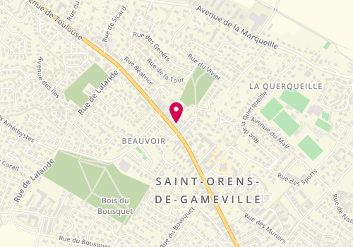 Plan de ROBERT Anne Florence, 7 Avenue de Gameville, 31650 Saint-Orens-de-Gameville