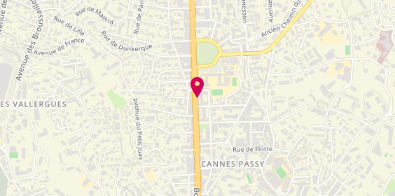 Plan de BONOMO Karine, 88 Boulevard Carnot, 06400 Cannes