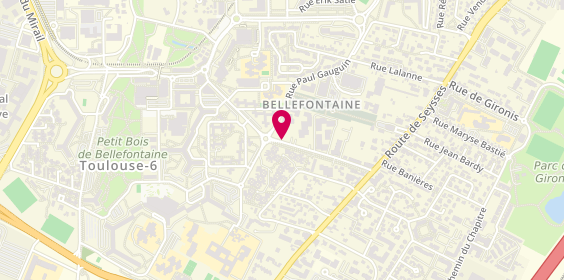 Plan de MONTALS Nathalie, 34 Allee de Bellefontaine, 31100 Toulouse