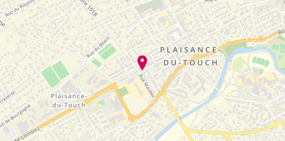 Plan de FAVRETTO-GOUIN Marie Claude, 37 Avenue des Pyrénées, 31830 Plaisance-du-Touch