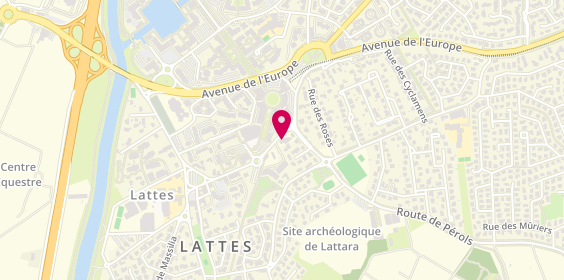 Plan de MALBEC Sabrina, 650 Avenue de Montpellier, 34970 Lattes
