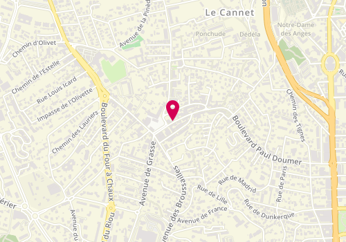 Plan de LAPOUBLE Ambre, 100 Boulevard Paul Doumer, 06110 Le Cannet