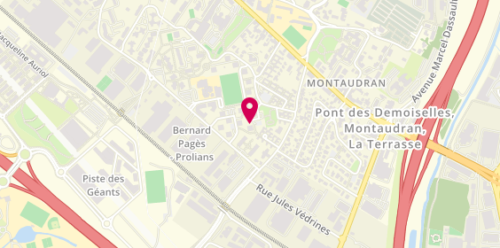 Plan de GAUTIER Pierre, 11 Rue Delmotte, 31400 Toulouse