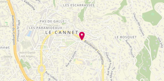 Plan de MARTINETTO Margaux, 2 Bis Rue des Orangers, 06110 Le Cannet
